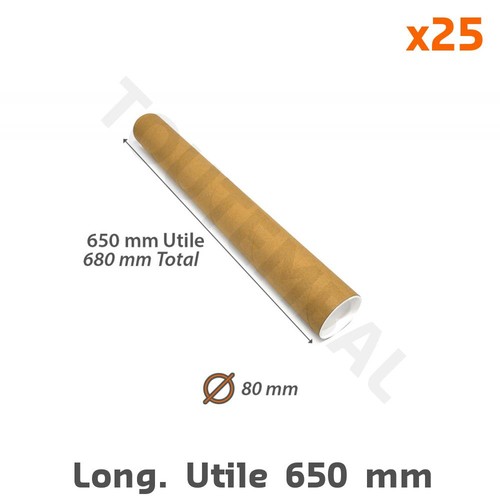 Tube carton brun expédition - carton, d'expédition