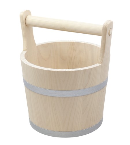 Seau sauna bois louche - sauna, 5l