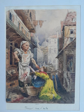 peinture ancienne scène