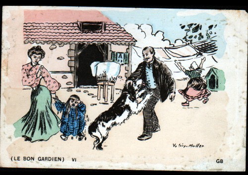 Chien garde sauvetage - de,