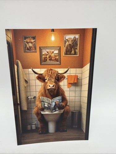 Affiche humoristique vache - affiche,