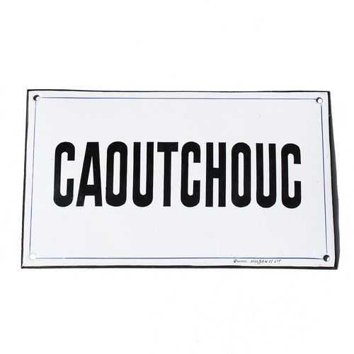Ancienne plaque émaillée