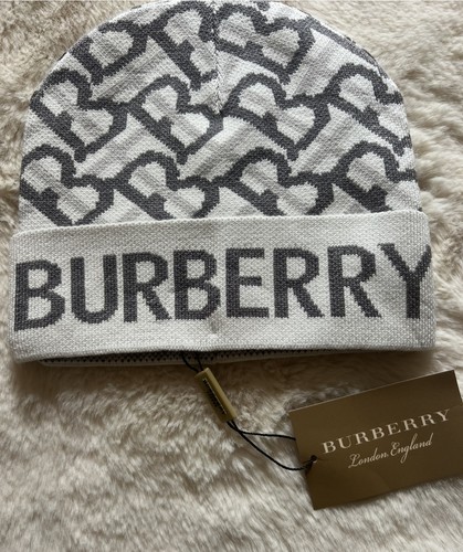 Bonnet burberry blanc - blanc, À