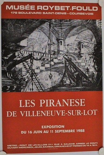Affiche les piranese - affiche, de