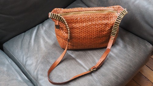 Celine sac cuir tréssé - -, en