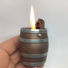 Briquet ancien essence Baïer - Ges Gesh - SEMI AUTOMATIC - vintage lighter