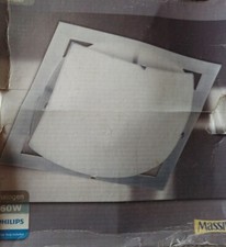 Applique  marque Massive 60 W en verre tour chrome neuve 22/22