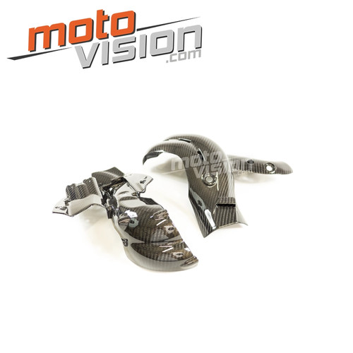 Cache ligne carbone ducati - ligne,