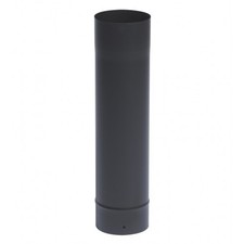 Tuyau acier émail noir mat -