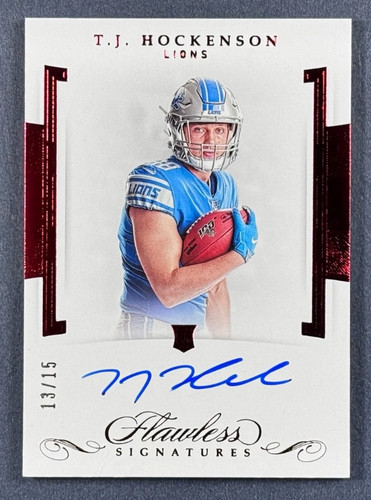 2019 flawless hockenson - flawless, t.j.