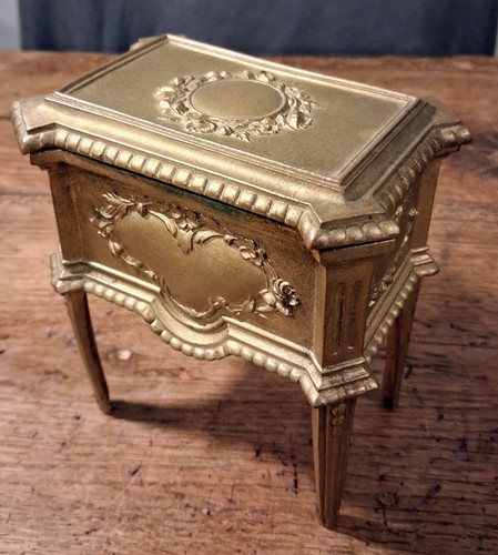 Boite bijoux bronze dore - boite,