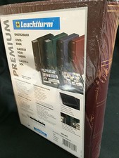 1 CLASSEURS A4 LEUCHTTURM 64 PAGES RHODOIDE AVEC BOITIER COULEUR  ROUGE