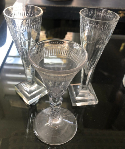 Lot anciens verres - lot, 3