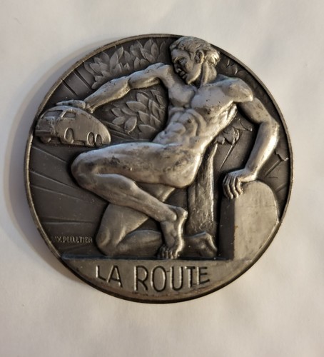 Medaille argent art deco - art,
