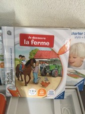 Coffret-3 Livres Interactifs-J'apprends l'anglais+La ferme+Atlas+Lecteur Stylo