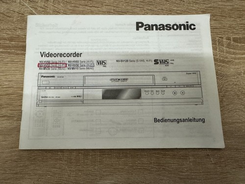 Panasonic manuel - panasonic,