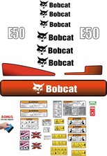 Fits Bobcat E50 Decal Kit MINI