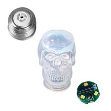  1 set ampoule fabrication de moules de crâne de crâne en forme de crâne moulage
