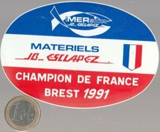 Autocollants. Pêche.  JB