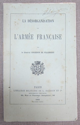 1886 désorganisation de - 1886, la
