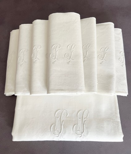 Nappe serviettes 1900 - et, 10