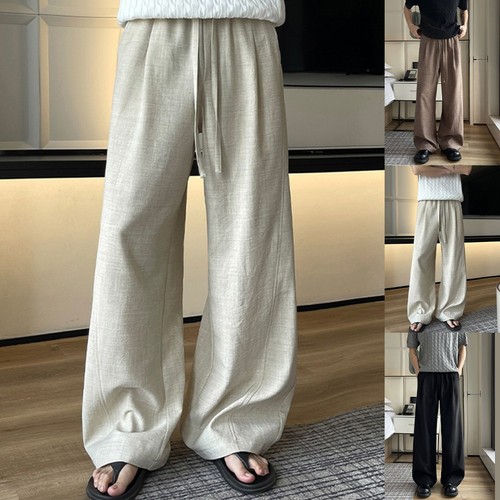 Pantalon homme aspect pour lin