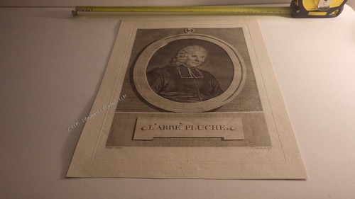 1780 abbé pluche portrait - 1780.abbé, (portrait