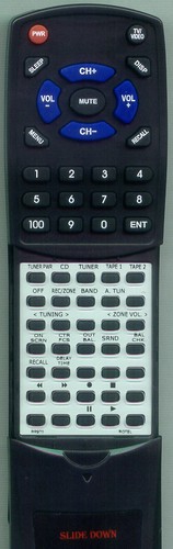 Replacement remote for rotel - replacement,