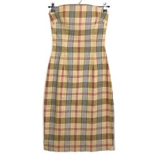 Robe Bandeau Carreaux Tartan Vintage 90/2000’s Morgan