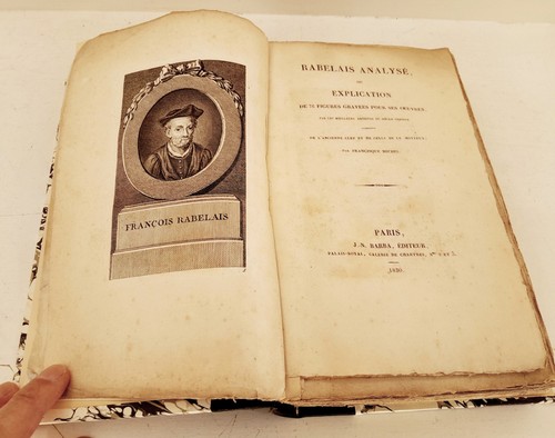 1830 rabelais analysé ou - analysÉ,,