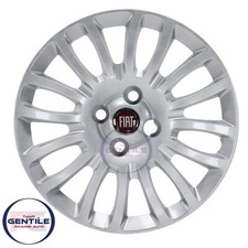 Fiat Grande Punto 2008 Fl 2008 Enjoliveur Carter Roue Logo Rouge 15