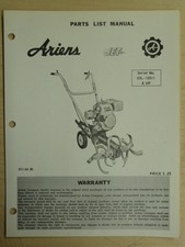 ARIENS JET TILLER SN#. 23L -