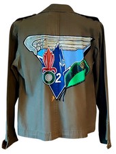 LEGION ETRANGERE - 2E REP - 2E CIE MONTAGNE - VESTE VA CIVIL PEINTE - XXL