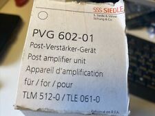 Appareil d'amplificateur de poste Siedle PVG 602-01 en noir