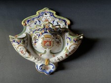 Magnifique Bouquetière Porcelaine De Desvres 