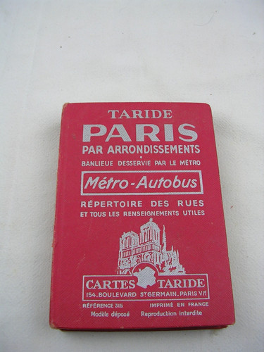 Taride paris guide plan - taride,