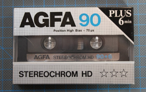 Cassette audio tape agfa 90 - k7,