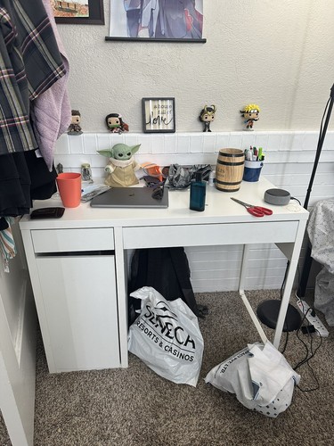 Ikea table with - , movable