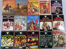Rare lot 15 BD Cartland Mac Coy et divers western EO Blanc Dumont Excellent état