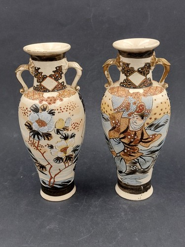 Vases paire faïence de - en,