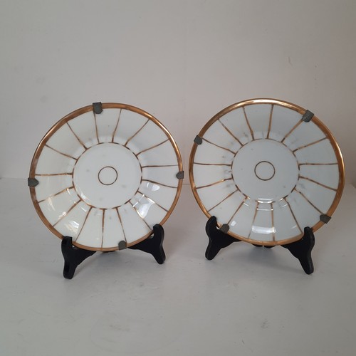Paire assiettes vieux - paire, d’assiettes