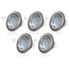 5 Spots LED plafond