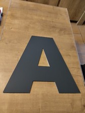 Lettre Enseigne Décorative Métal A