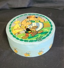 Rare BOITE TOLE ASTERIX ET OBELIX, IDEFIX -  BONBONS BROCHET