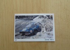 1970  ALPINE 1600 S    #  317  AMERICANA MUNICH  AUTOMOBILE  CARTE  NEUVE