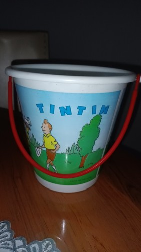 Tintin milou seau plage - tintin,