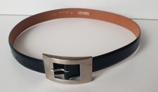 Made in France Belle ceinture vernie femme en cuir TBE 