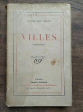 Pierre Mac Orlan: Villes