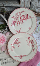 2 ANCIENNES ASSIETTES DESSERT