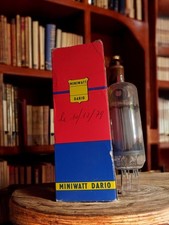 Ancien tube radio vintage avec boîte d'origine, non testé, vendu en l'état